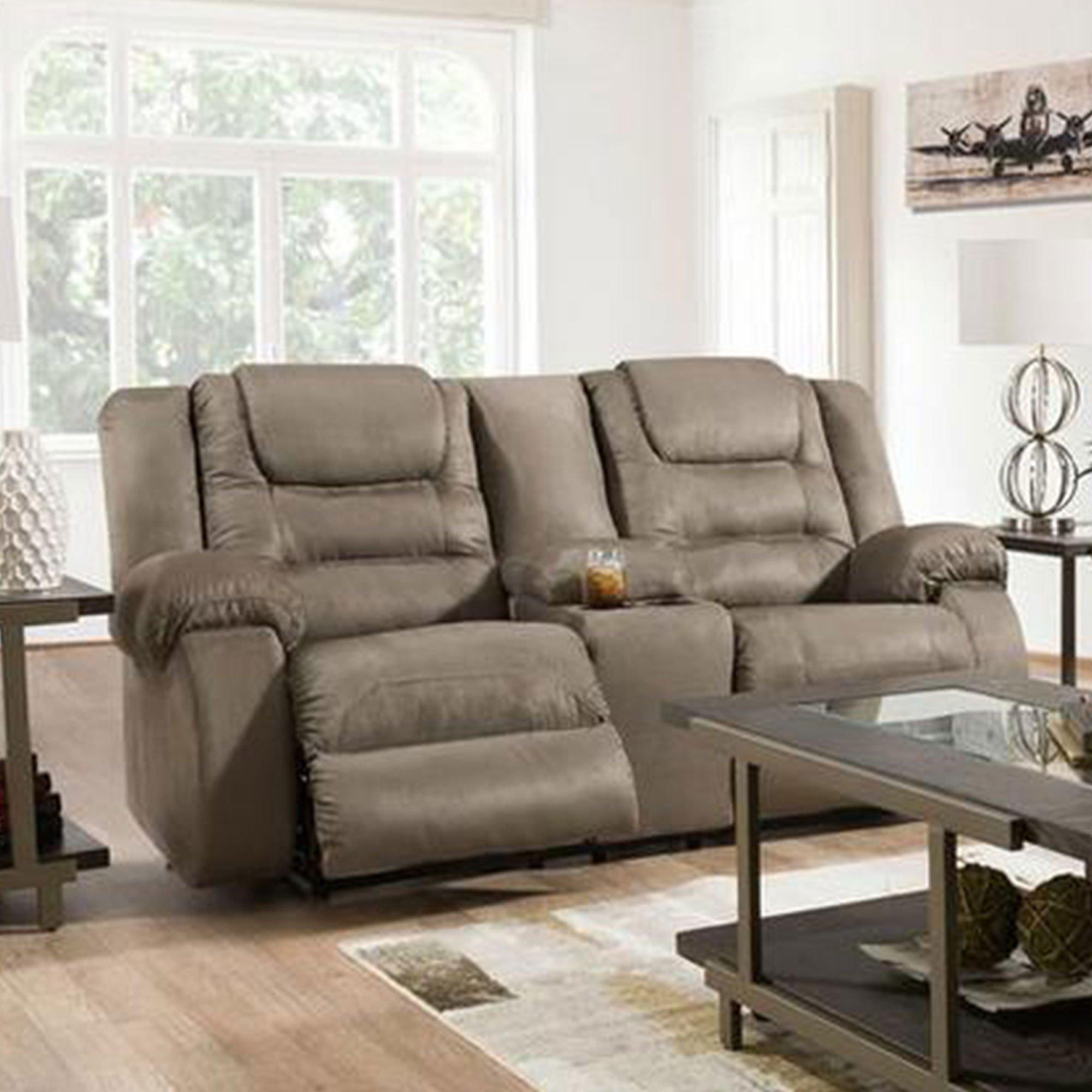 Rent to Own Signature Design by Ashley Two Sheridan Reclining Loveseats